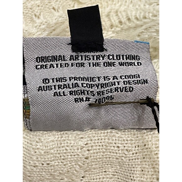 Coogi Australia Basics Vintage Cream Knit Sweater Mens Size XL NEW Old Stock - Picture 10 of 14